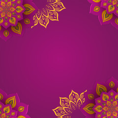 Contemporary Diwali card and poster template with geometric rangoli, glowing diyas, lantern silhouette, editable vector files, printable festive greeting card, seasonal sale promotional artwork.