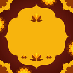 Diwali illustration template for greeting card and poster with traditional diyas, rangoli motifs, elegant gold accents, customizable vector design for festive wishes and Happy Diwali messages.