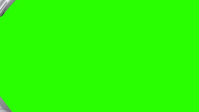 Ripping cloth on green screen for video editing and special effects