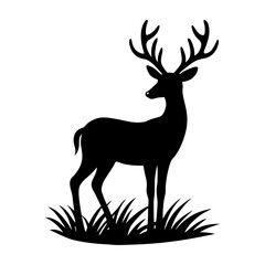 deer silhouette vector