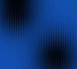 Abstract blue geometric pattern with vertical lines and pixelated effects