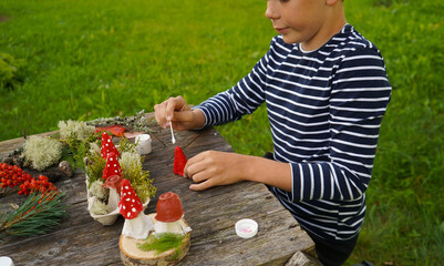 Creative reuse of paper and natural materials in kids crafts that celebrate childhood wonder.