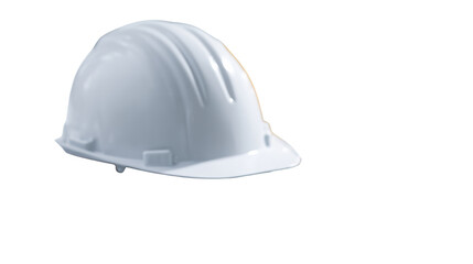 Fototapeta premium Safety helmet design, white isolated background.