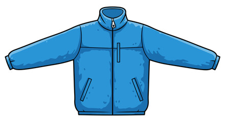 Outdoor Polar Jacket Drawing