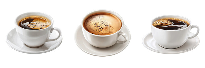 Fototapeta premium Set of Perfectly shaped golden loaf of bread on white background, natural shadows, real photo on transparent png background. Ai generated