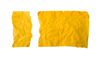 crumpled paper isolated on white background