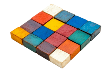 Color Swatch Palette Collection Isolated on Transparent Background