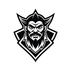 Clipart logo bold colorful playful cartoon creative design vector art illustration