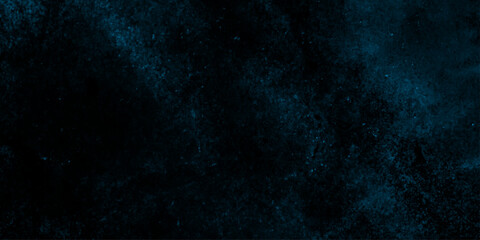 Cyan color scattered heavy grunge texture, blue grey dark background of school blackboard colored texture, abstract navy blue grunge texture or black background.