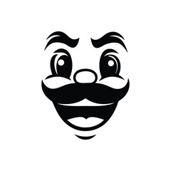 Clipart logo polished cartoon vector art illustration