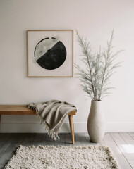 interior design scene with a vase