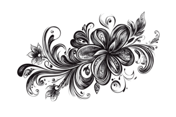 Hand Drawn Doodle Illustration Isolated on Transparent Background