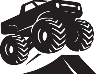 MONSTER TRUCK VECTOR SILHOUETTE
