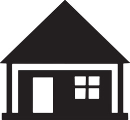 HOUSE VECTOR SILHOUETTE