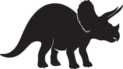 DINOSAUR VECTOR SILHOUETTE                                                                                                                                                                          