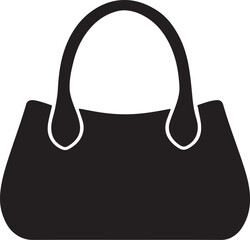 bag vector silhouette