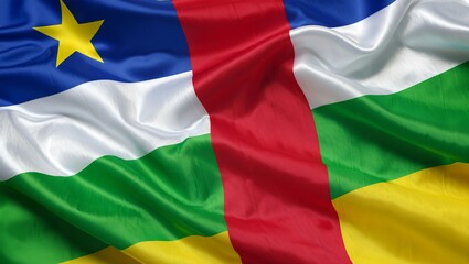 Fototapeta premium flag of Central African Republic
