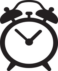clock vector silhouette