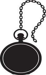 clock vector silhouette