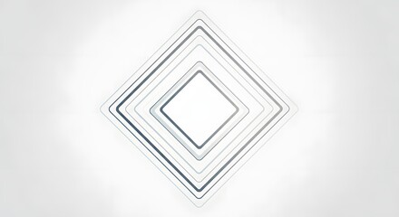 Abstract geometric diamond shapes in shades of white and gray.