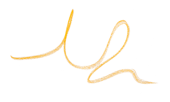 Hand drawn yellow pencil lines, circles, stripes and squiggly lines on a transparent background. - Powered by Adobe