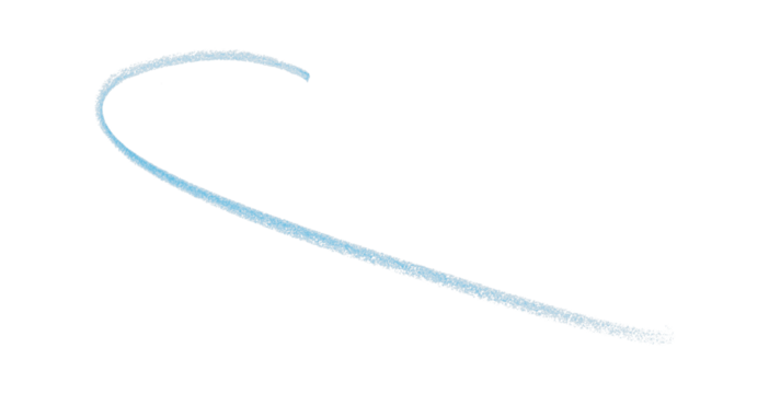 Hand drawn light blue pencil lines, circles, stripes and squiggly lines on a transparent background. - Powered by Adobe