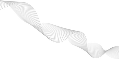 Abstract wavy line pattern – minimal flowing gradient curve design.