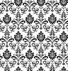 illustration vector floral pattern, seamless ethnic classic vintage, abstract texture 