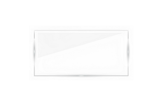 A highquality transparent PNG overlay featuring a modern rectangular screen that is perfect for media projects