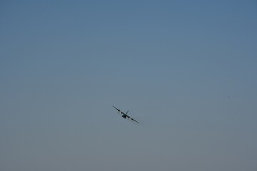Hercules aircraft flying in the sky