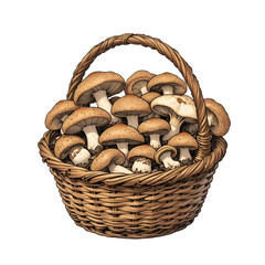basket of mushrooms