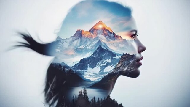 Woman with Mountainous Thoughts.