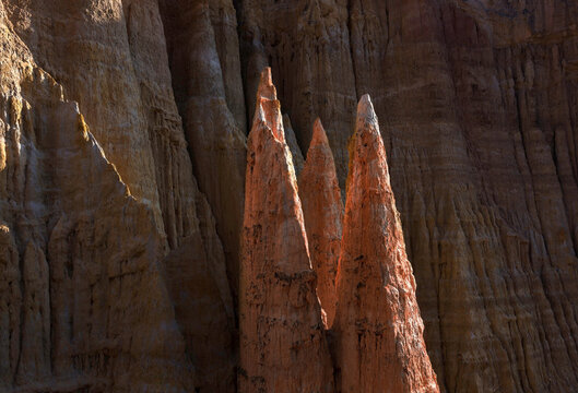 Hoodoo Rock Formations in Bryce Canyon National Park, Utah - Powered by Adobe