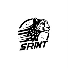 Cheetah sprint logo design