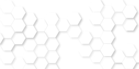 Abstract geometric hexagonal or white background, dark hexagon wallpaper or geometric abstract design, luxury white Pattern wallpaper Illustration, hexagonal  modern abstract polygonal pattern. 