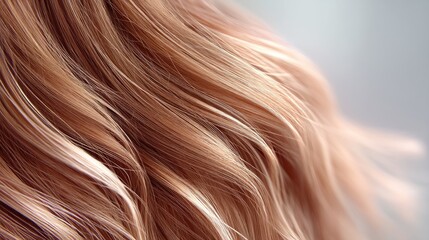 Naklejka premium Abstract Brown Hair Texture Strands Cinematic HDR Macro Photo Close Up