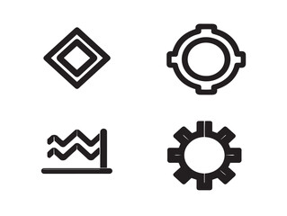 Professional Essential Icon Set Minimalist Line Art Vector