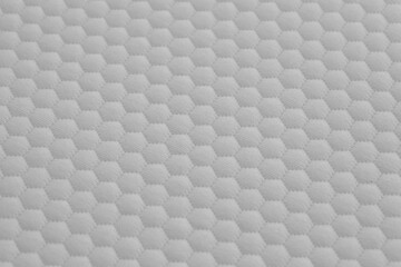 Fototapeta premium Abstract white texture of mattress bedding or pillow surface background