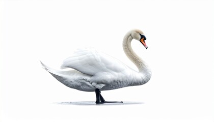 swan on the water