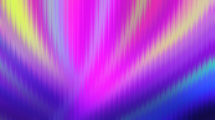 Vibrant neon abstract background with glowing purple pink yellow and blue light streaks for modern design projects