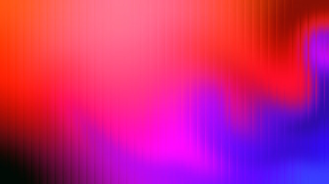 Vibrant gradient background with electric pink, neon purple, and bold red hues creates dynamic energy and modern allure