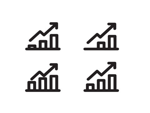 Creative Increase And Decrease Icon Outline Vector Illustration