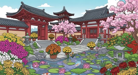 Asian Temple Garden. (4)