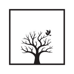 Nature Tree Icons without Leaves vector