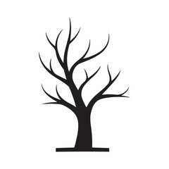 Nature Tree Icons without Leaves vector