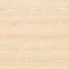 Close up of a light colored wood grain pattern with natural textures seen
