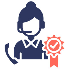 Vip Services glyph color icon