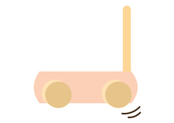 赤ちゃんが押して歩く車