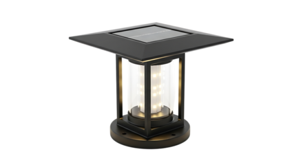 Modern Solar Powered Outdoor Lamp image graphic