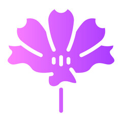 flower gradient icon